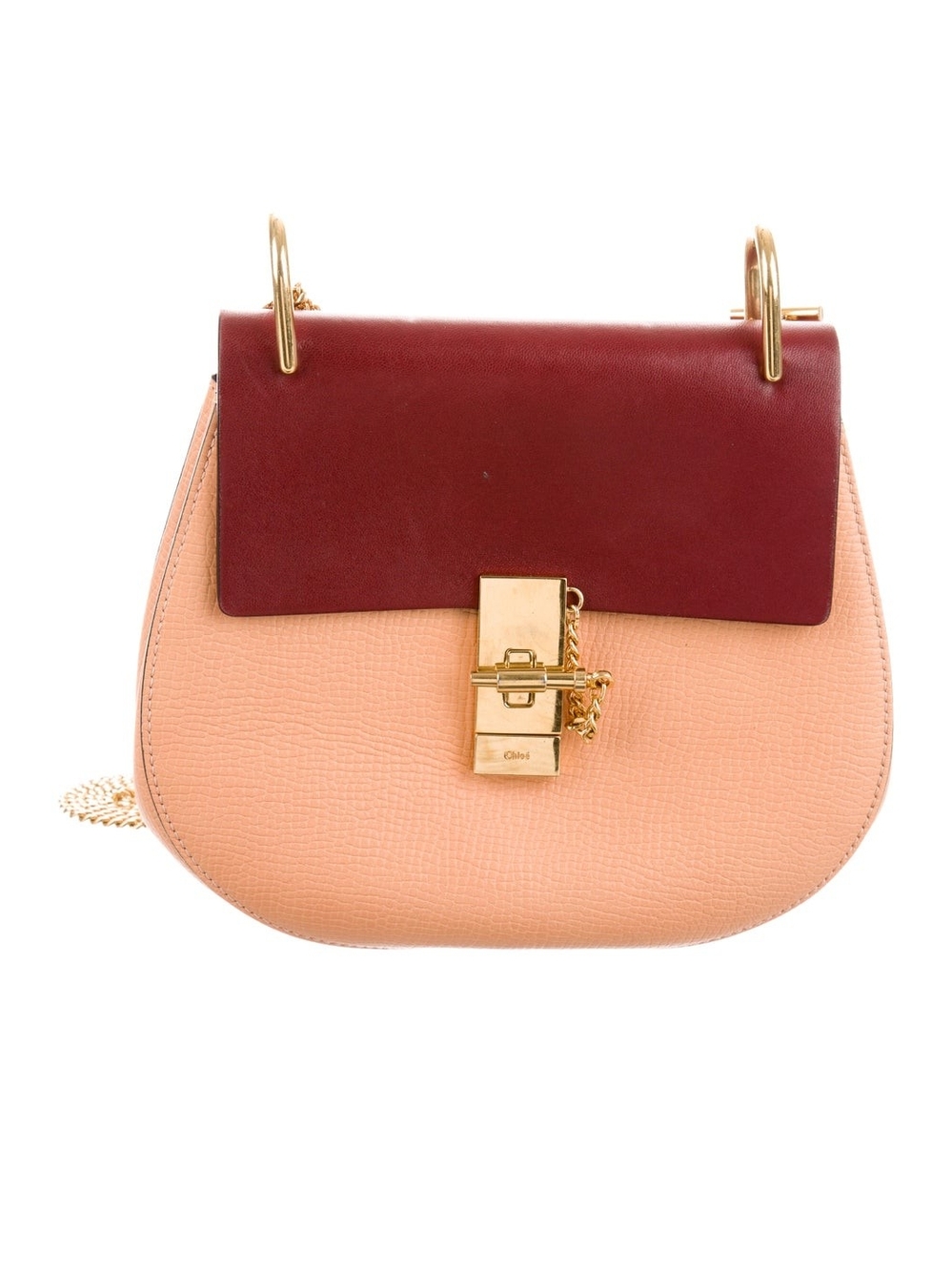 Authentic Chloe Leather Drew Bag